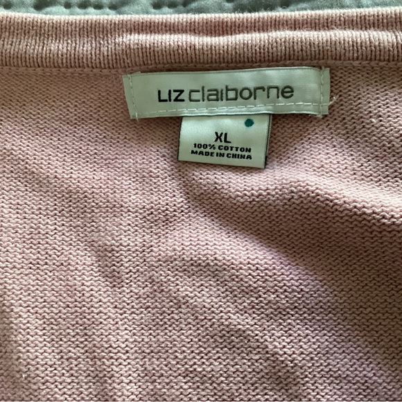 Liz Claiborne Argyle Pattern Sweater - Picture 4 of 4